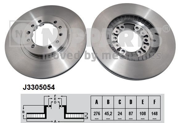 СПИР.ДИСК NIPPARTS J3305054