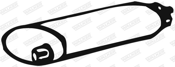 Stredný tlmič výfuku WALKER