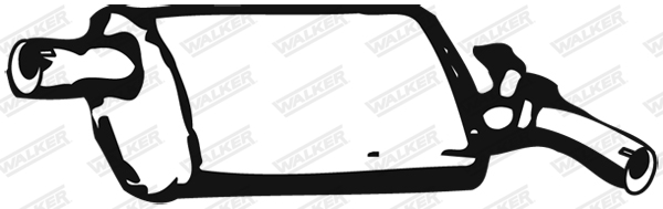 Koncový tlmič výfuku WALKER