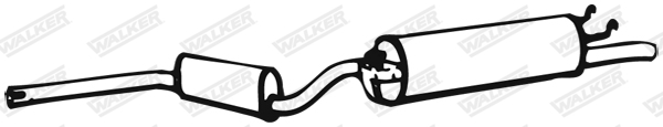 Koncový tlmič výfuku WALKER
