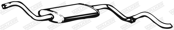 Koncový tlmič výfuku WALKER