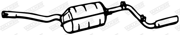 Koncový tlmič výfuku WALKER