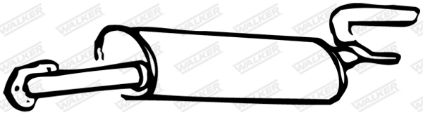 Koncový tlmič výfuku WALKER