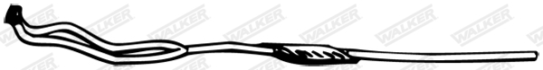 Predný tlmič výfuku WALKER