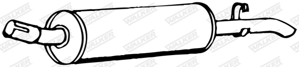 Koncový tlmič výfuku WALKER