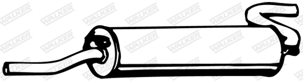 Koncový tlmič výfuku WALKER