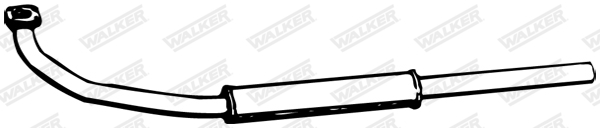 Predný tlmič výfuku WALKER