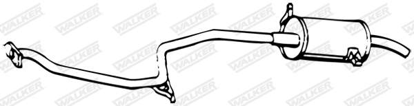 Koncový tlmič výfuku WALKER