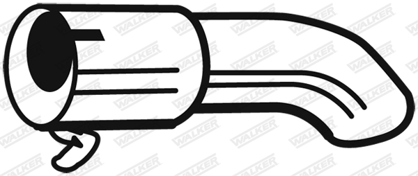 Prepáżka koncovej trubky WALKER