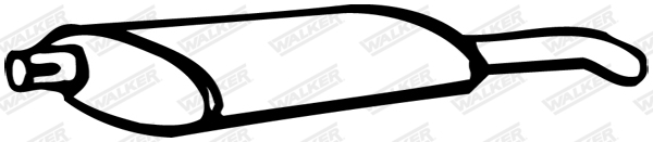 Koncový tlmič výfuku WALKER