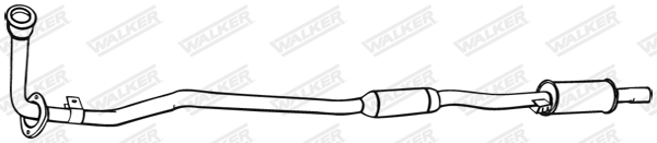 Stredný tlmič výfuku WALKER