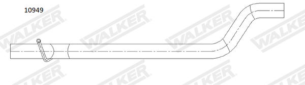 Výfukové potrubie WALKER
