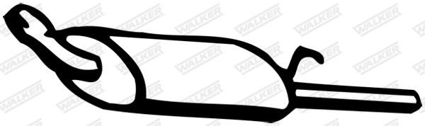 Koncový tlmič výfuku WALKER