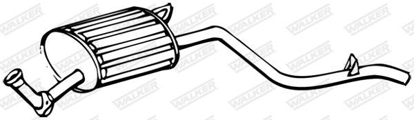 Koncový tlmič výfuku WALKER
