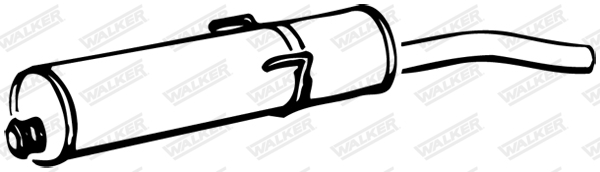 Koncový tlmič výfuku WALKER