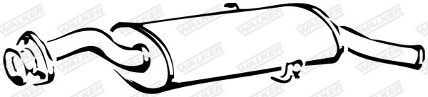 Koncový tlmič výfuku WALKER