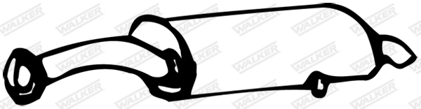 Koncový tlmič výfuku WALKER