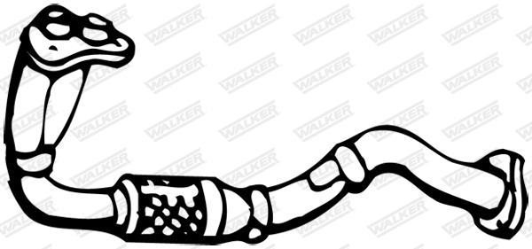 Výfukové potrubie WALKER