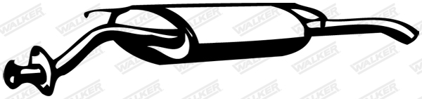 Koncový tlmič výfuku WALKER