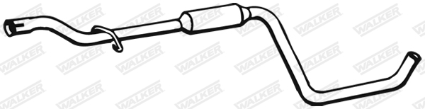 Stredný tlmič výfuku WALKER