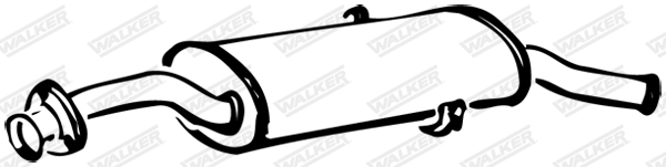 Koncový tlmič výfuku WALKER