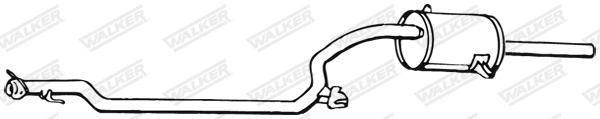 Koncový tlmič výfuku WALKER