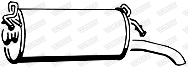 Koncový tlmič výfuku WALKER