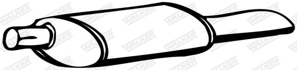 Koncový tlmič výfuku WALKER