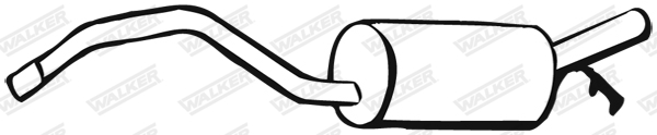 Koncový tlmič výfuku WALKER