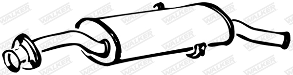 Koncový tlmič výfuku WALKER
