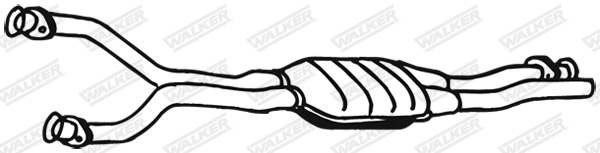 Predný tlmič výfuku WALKER
