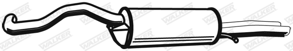 Koncový tlmič výfuku WALKER