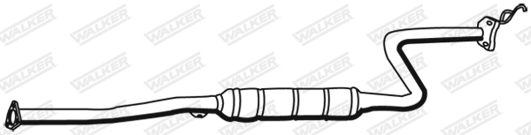 Stredný tlmič výfuku WALKER