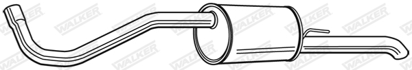 Koncový tlmič výfuku WALKER