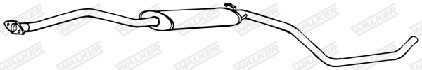 Stredný tlmič výfuku WALKER