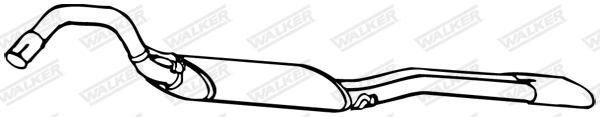 Koncový tlmič výfuku WALKER