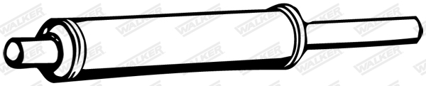Predný tlmič výfuku WALKER