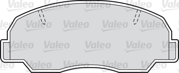 Sada brzdových platničiek kotúčovej brzdy VALEO