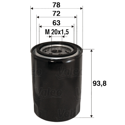 Olejový filter VALEO