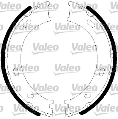 Sada brzd. čeľustí parkov. brzdy VALEO