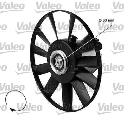 Ventilátor chladenia motora VALEO