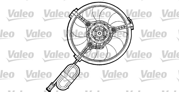 Ventilátor chladenia motora VALEO