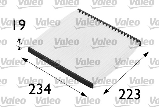 Filter vnútorného priestoru VALEO