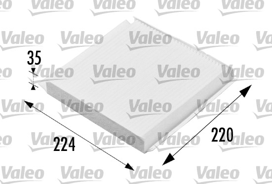 Filter vnútorného priestoru VALEO