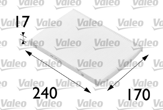 Filter vnútorného priestoru VALEO