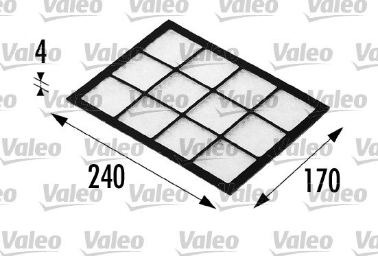 Filter vnútorného priestoru VALEO