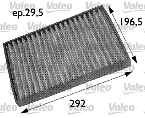 Filter vnútorného priestoru VALEO