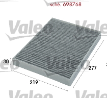 Filter vnútorného priestoru VALEO