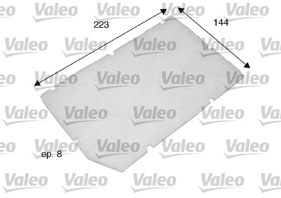 Filter vnútorného priestoru VALEO