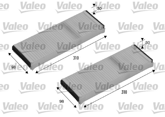 Filter vnútorného priestoru VALEO